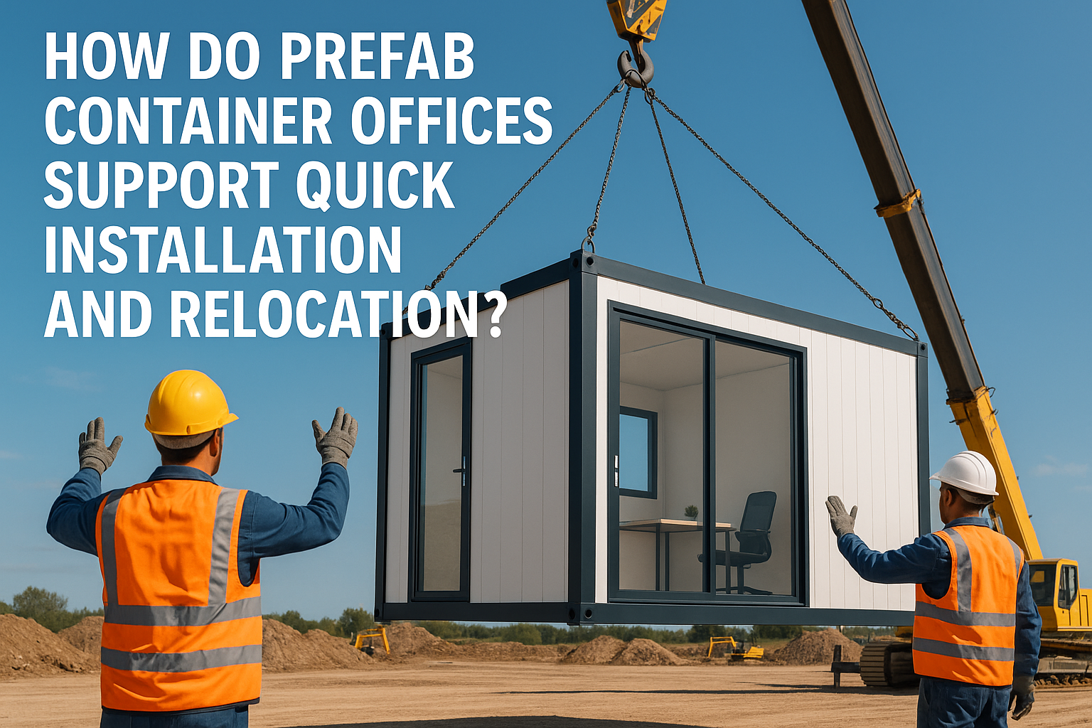 Как сборные контейнерные офисы поддерживают быструю установку и перемещение?