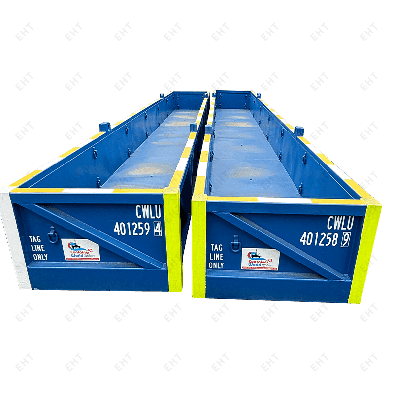 Крановая корзина для хранения труб на морской платформе