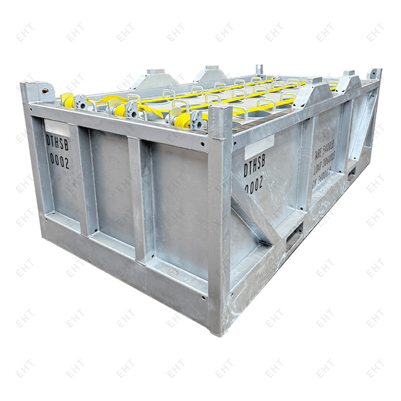 Крановая корзина для хранения труб на морской платформе