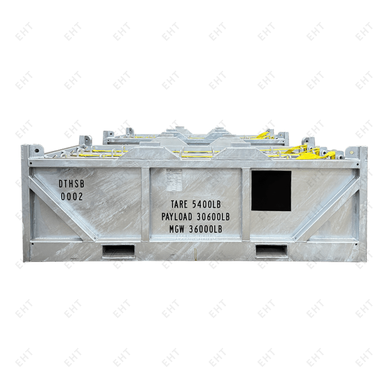 Крановая корзина для хранения труб на морской платформе